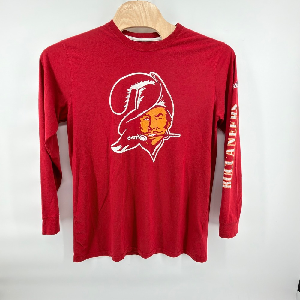 Nike NFL Tampa Bay Buccaneers Mens XL Red Long Sleeve Graphic T-Shirt